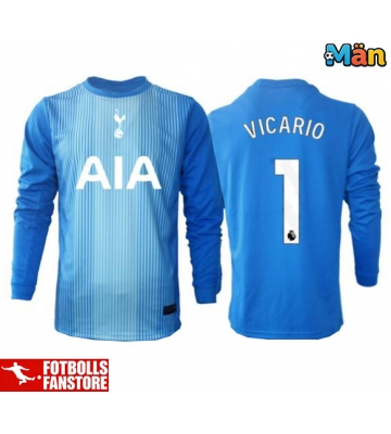 Tottenham Hotspur Guglielmo Vicario #1 Målvakt Bortatröja 2025-26 Långärmad